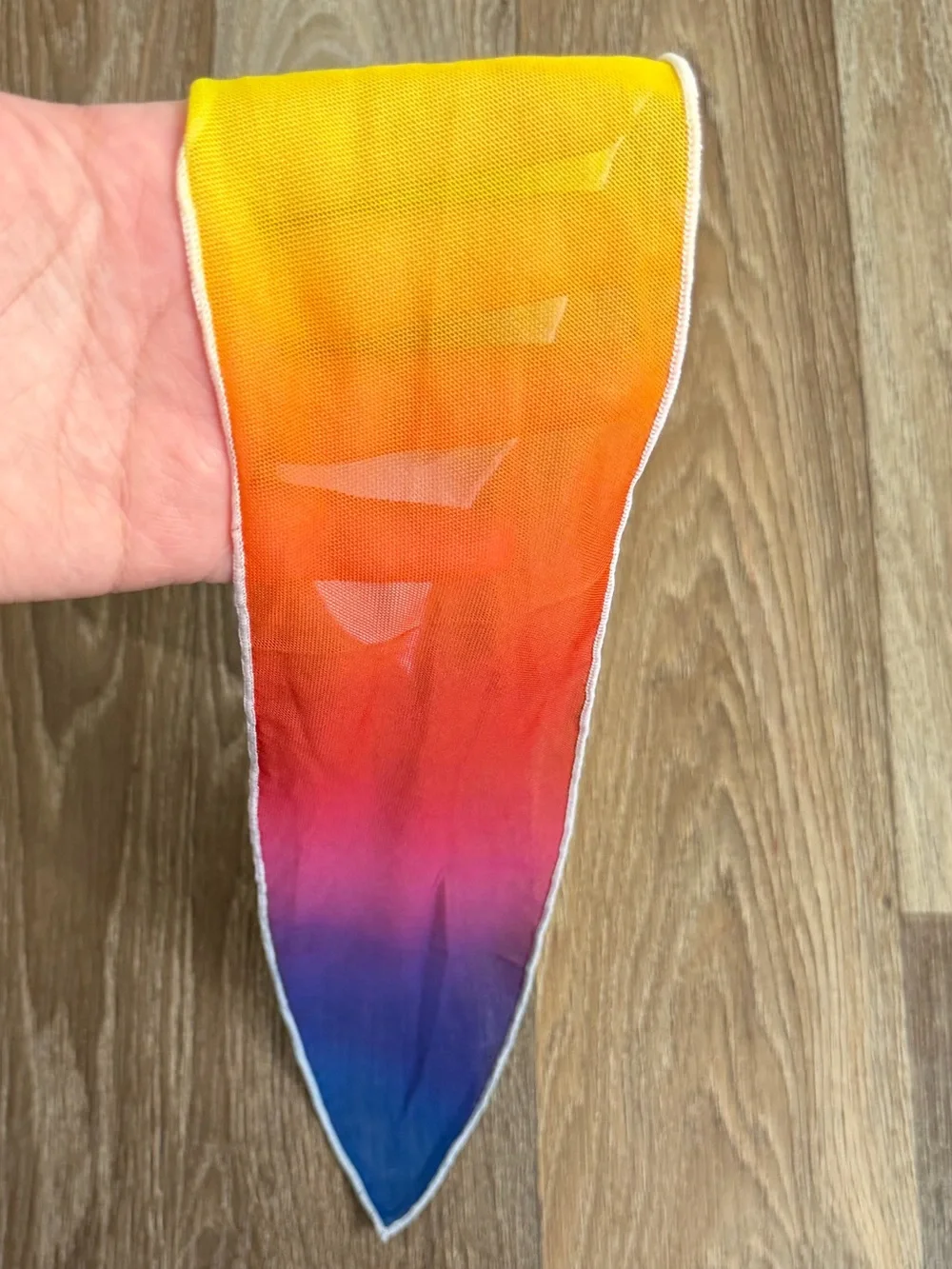 Wish White Bodice Rainbow Ombre Dance Dress